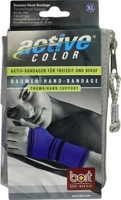 Produktbild von BORT ActiveColor Daumen Hand Band.XL blau