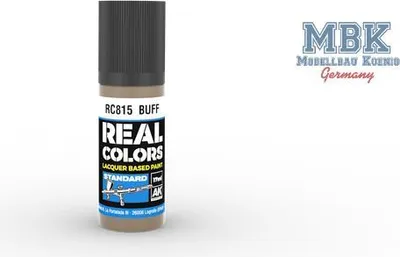 Zdjęcie produktu dla AK Interactive S.L. AK-RC815 REAL COLORS: Buff 17 ml