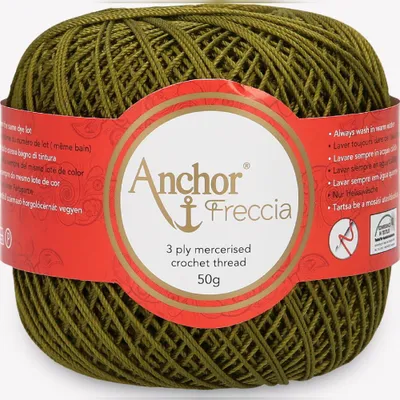 Image de Anchor Freccia 6 – fil de coton mercerisé pour crochet (Color 00281)