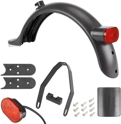 Productafbeelding van Spatbord achter met metalen steun - Geschikt voor Xiaomi M365, 1S, Essential, Pro en Pro 2