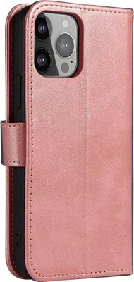 Produktbild von Hurtel Magnet Case, Folio, Apple, iPhone 13 Pro, 15,5 cm (6.1"), Pink