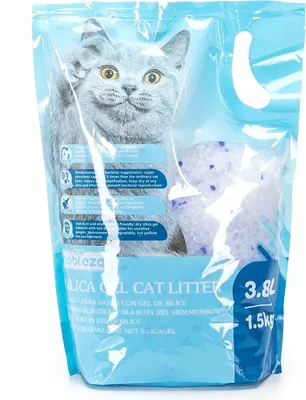 Produktbild von 3.8L Kristall Silikonstreu für Katzen,antistatisch und sicher staubfrei  extrem saugfähig ,hält Gerüche zurück