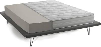 Immagine prodotto di Talamo Italia Materasso Piazza e Mezza Cauro 120x190x19h cm Bianco, Sfoderabile Misura Rete Compatibile 120x190 cm  Italy