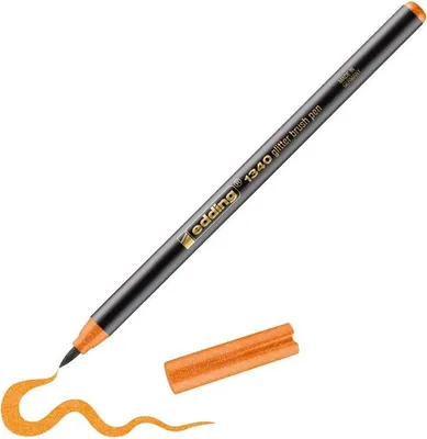 Obrázek produktu pro Edding Štětcový popisovač 1340 - třpytivě oranžový