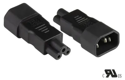 Obrázok produktu pre Alcasa PA-1405S, C14, C5, 250 V, 2,5 A, Čierna, Samec/Samica