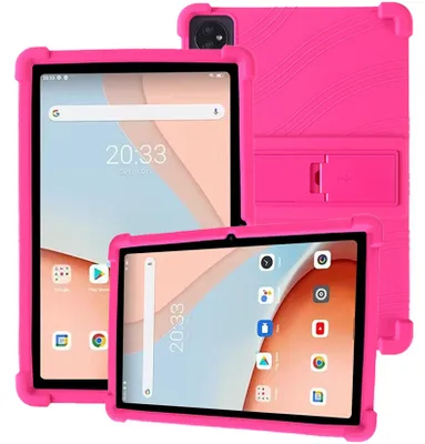 Obrázek produktu pro Tableta Pouzdro pro Oscal Pad 60 10,1", nárazuvzdorné měkké silikonové ochranné pouzdro se stojánkem Růžová