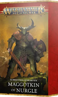 Produktbild von Warhammer Age of Sigmar Schriftrollenkarten Maggotkin of Nurgle (DEU)