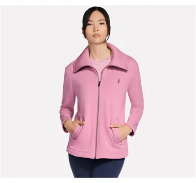 Immagine prodotto di GO SNUGGLE, tunica con zip intera, giacca da donna, rosa, taglia S