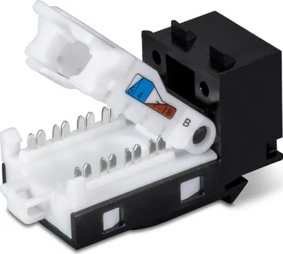 Image de TRENDnet TC-K50C6BK Cat6 RJ-45 Keystone, paquet de 50, noir