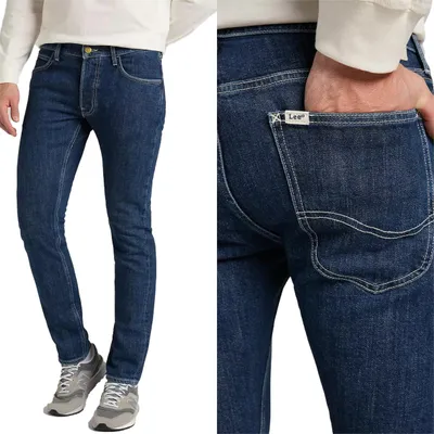 Immagine prodotto di LEE, Jeanshosen da uomo, Slim fit, LUKE, W30 L32, Blau, Jeans, baggyjeans, buggy