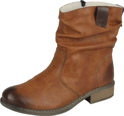 Produktbild von Rieker Z4180-22 Schuhe Damen Stiefel Stiefeletten Ankle Boots Warmfutter, Größe:42 EU, Farbe:Braun