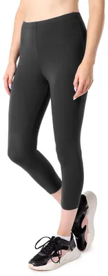 Image de Leggings capri 3/4 pour femme Merry Style en viscose MS10-413 (graphite, M)