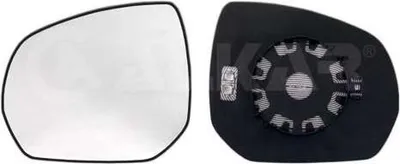 Produktbild von ALKAR Spiegelglas Außenspiegel Links für CITROËN C4 Grand Picasso I (UA) Beheizbar Blau Getönt 6431858