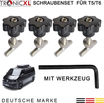 Produktbild von Befestigungsschrauben Halterung für VW BUS T5 T6 Führungsschiene Multiflexboard
