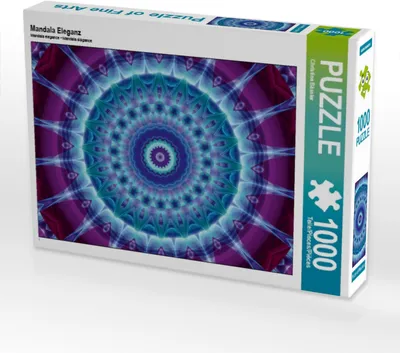 Produktbild von Calvendo Mandala Eleganz 1000 Teile Puzzle quer 640x480mm, Bässler Christine; 7426137