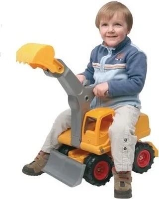 Obrázek produktu pro Polesie Wader Ride-On Excavator Mega Yellow 1450581