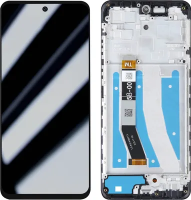 Image de Relife, kit complet pour Motorola G32 5G LCD + écran tactile et boîtier, noir