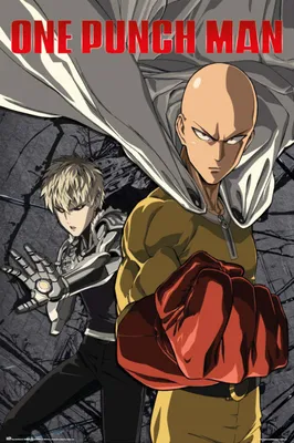 Image de Poster one punch man saitama & genos