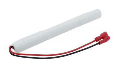 Produktbild von Notleuchtenakku NiMH 3,6V 1800mAh L1x3 Mignon AA mit Kabel und Faston-Buchsen -4,8mm / +6,3mm ersetzt 3,6 V Akku