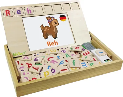 Produktbild von Toys Wortschule EN/DE – Holzspielzeug