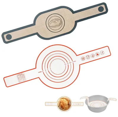 Produktbild von Backmatte für Brot - Wiederverwendbare Silikon-Backunterlage für Backofen - 2 Stück