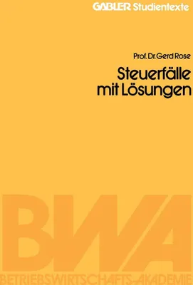 Produktbild von Steuerfälle mit Lösungen