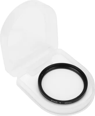 Produktbild von Junestar Sternfilter, 49 mm, Zubehör für Canon-Kameraobjektiv, 6 Linien, Sternenlicht, Nachtaufnahme