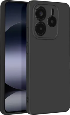 Produktbild von Avizar, Hülle für Redmi Note 14 5G Halbfest Soft-Touch Fingerabdruckfrei, Schwarz