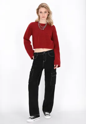 Image de Pull pour femme Speedlight - Rouge, taille XL/XXL