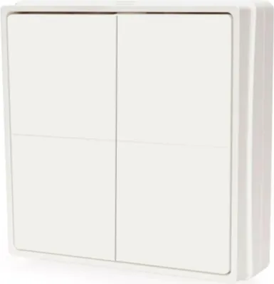 Zdjęcie produktu dla Shelly SHELLY_B_WS_4, Przyciski, Kość słoniowa, Plastik, Bluetooth Low Energy (BLE), 2400 - 2483.5 MHz, 10 m