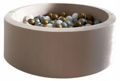 Produktbild von Monio for Kids Bällebad 30x90 Beige mit 200 Bällen