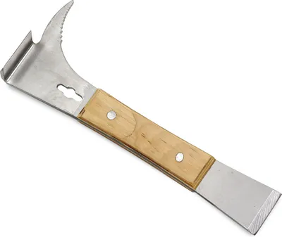Produktbild von IMKERSHOP Stockmeißel DUO mit Wabenheber aus Edelstahl mit Holzrahmen