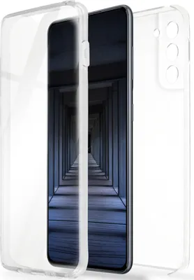 Produktbild von ONEFLOW® Touch Case kompatibel mit Samsung Galaxy S21 Plus - Hülle beidseitig transparent, Klar