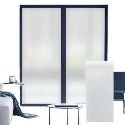 Fensterfolie blickdicht weiß matt 50x100 cm selbstklebend