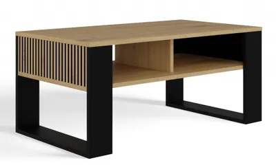 Immagine prodotto di Tavolino LAUREN 5 - rovere artigianale / nero