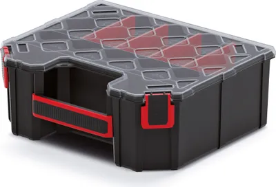 Obrázek produktu pro box organizér vysoký 28,4x24,3x10,5cm TAGER KTG302510S-S429 černý Kistenberg
