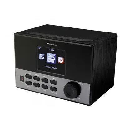 Zdjęcie produktu dla Soundmaster IR1100, Internet, 1 W, MP3, WMA, 8,13 cm (3.2"), Czarny, Bateria