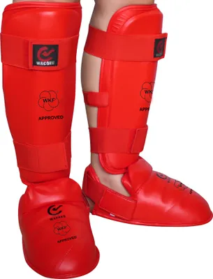 Produktbild von WACOKU Schienbein- und Spannschutz WKF anerkannt rot L