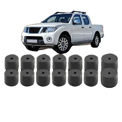 Image de Kit de levage de carrosserie pour Nissan Navara D22, construction en acier haute résistance, installation facile, convient à la double cabine 4X4