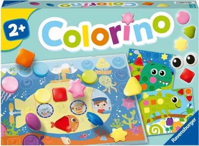 Image de Ravensburger 20987 Mein Formen-Colorino, jeu pour enfants pour apprendre les couleurs, apprendre les formes, jeu d'assemblage, jouet à partir de 2 ans