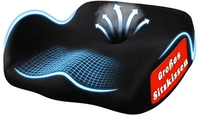 Immagine prodotto di Cuscino ergonomico per sedia da ufficio, realizzato in memory foam