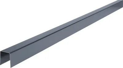 Produktbild von PRECIT Abdeckprofil Universalzubehör Smart Anthrazitgrau RAL 7016 1000 mm x 25 mm x 20 mm