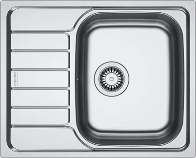 Produktbild von Franke Smart SKL 611-62 Einbauspüle Edelstahl für Unterschränke ab 45 cm, Drehknopf - INKL.