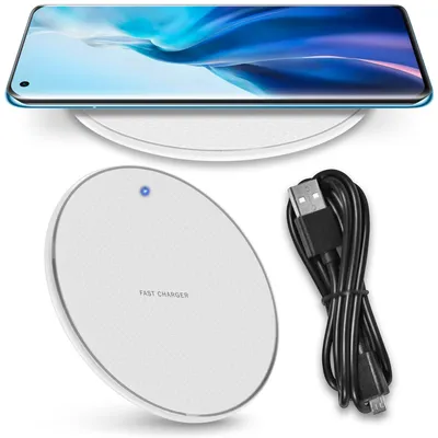 Produktbild von QI Kabelloses Schnell Ladegerät für Xiaomi Mi 11 Ultra 10 Pro 15W Wireless Laden