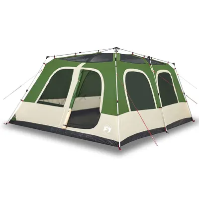 Image de vidaXL Tente familiale dôme 10 personnes Vert Quick Release