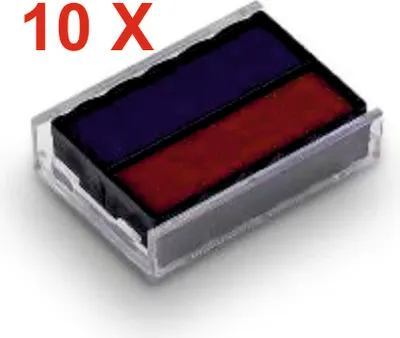 Produktbild von Trodat Ersatzkissen 6/4850/2 für printy 4850 – Stempelfarbe zweifarbig blau/rot