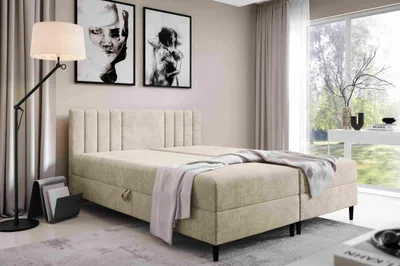 Obrázek produktu pro Čalouněná postel 180x200 SOLANA 2 - krémová