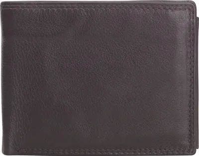 Obrázok produktu pre Josephine Osthoff peňaženka pánska klasický formát na šírku, trojito skladaná, vrecko na mince, sloty na karty s RFID, 100% pravá koža, vrecko na zips vnútri