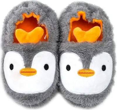 Produktbild von Weiche Plüsch-Hausschuhe für Babys, Mädchen und Jungen, warme Winterstiefel mit Tiermotiv, leichte Socken, Schuhe mit rutschfester Sohle für Kleinkinder