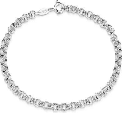 Produktbild von SILBERKETTEN STORE Doppelerbskette Armband 3,6mm - 925 Silber - 20cm
